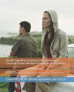 South Carolina Surplus Lines Insurance License Exam Review Questions & Answers 2016/17 Edition