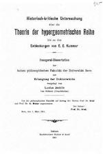 Historischkritische Untersuchung Über Die Theorie Der Hypergeometrischen Reihe