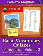 Parleremo Languages Basic Vocabulary Quizzes Portuguese - Volume 2