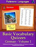 Parleremo Languages Basic Vocabulary Quizzes German - Volume 1