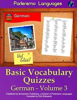 Parleremo Languages Basic Vocabulary Quizzes German - Volume 3