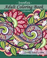 Adult Coloring Book - Doodles, Volume 3