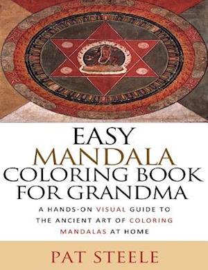 Easy Mandala Coloring Book For Grandma