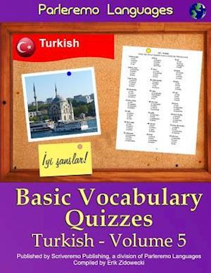 Parleremo Languages Basic Vocabulary Quizzes Turkish - Volume 5