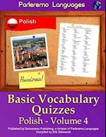 Parleremo Languages Basic Vocabulary Quizzes Polish - Volume 4