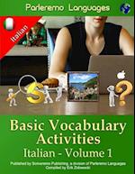 Parleremo Languages Basic Vocabulary Activities Italian - Volume 1