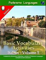 Parleremo Languages Basic Vocabulary Activities Italian - Volume 5