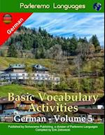 Parleremo Languages Basic Vocabulary Activities German - Volume 5