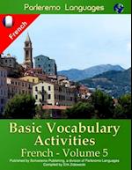 Parleremo Languages Basic Vocabulary Activities French - Volume 5