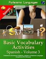 Parleremo Languages Basic Vocabulary Activities Spanish - Volume 3