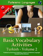 Parleremo Languages Basic Vocabulary Activities Turkish - Volume 2