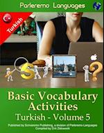 Parleremo Languages Basic Vocabulary Activities Turkish - Volume 5
