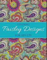 Coloring Paisley Designs for Adults