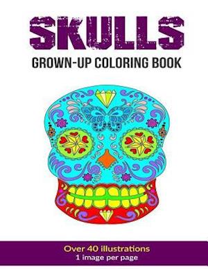 Skulls Grown-Up Coloring Book