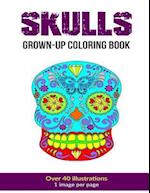 Skulls Grown-Up Coloring Book