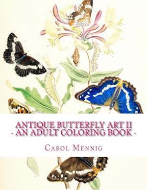 Antique Butterfly Art II - An Adult Coloring Book