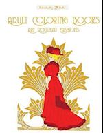 Adult Coloring Books Art Nouveau Fashions
