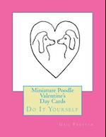 Miniature Poodle Valentine's Day Cards