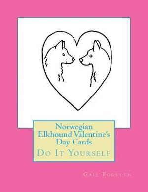 Norwegian Elkhound Valentine's Day Cards