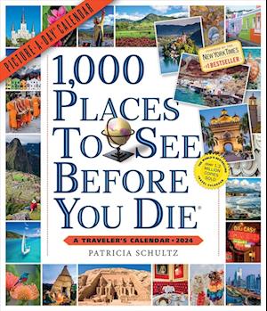 1,000 Places to See Before You Die Picture-A-Day Wall Calendar 2024