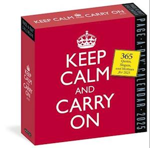 Keep Calm and Carry on Page-A-Day Calendar 2025