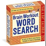 Brain Workout Word Search Page-A-Day Calendar 2025