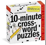 Mensa 10-Minute Crossword Puzzles Page-A-Day Calendar 2025