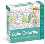 Calm Coloring Page-A-Day Calendar 2025