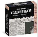 The New York Times Headlines in History Page-A-Day(r) Calendar 2025