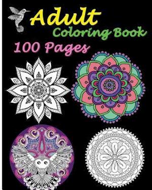 Adult Coloring Book 100 Pages