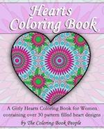 Hearts Coloring Book