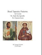 Bead Tapestry Patterns for Loom St. Jude the Apostle and St. Francis Icon