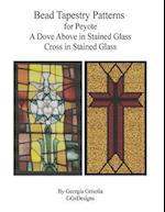 Bead Tapestry Patterns for Peyote a Dove Above in Stained Glass Cross in Staine