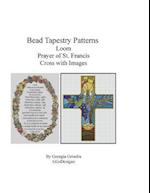 Bead Tapestry Patterns Loom Prayer of St. Francis and Cross with Images