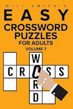 Will Smith Easy Crossword Puzzles for Adults - Volume 7