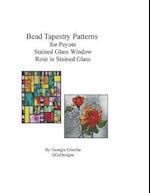 Bead Tapestry Patterns for Peyote Stained Glass Window Rose in Stained Glass