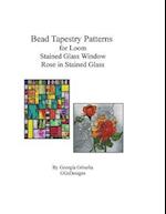 Bead Tapestry Patterns for Loom Stained Glass Window Rose in Stained Glass