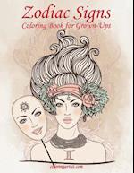 Zodiac Signs Coloring Book for Grown-Ups 1
