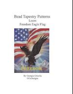 Bead Tapestry Patterns Loom Freedom Eagle Flag