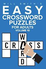 Will Smith Easy Crossword Puzzles for Adults - Volume 10