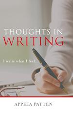 Thoughts in Writing