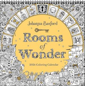 Johanna Basford 2024 Coloring Wall Calendar