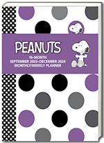 Peanuts 16-Month 2023-2024 Monthly/Weekly Planner Calendar