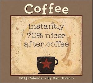 Coffee 2025 Deluxe Wall Calendar