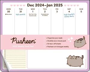 Pusheen 2025 Weekly Desk Pad Calendar