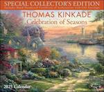 Thomas Kinkade Special Collector's Edition 2025 Deluxe Wall Calendar with Print
