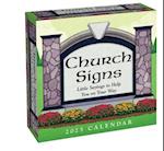 Church Signs 2025 Day-To-Day Calendar