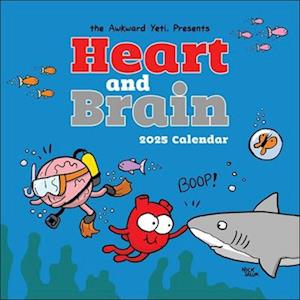 Heart and Brain 2025 Wall Calendar