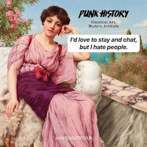 Punk History 2025 Wall Calendar