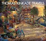 Thomas Kinkade Travels 2025 Deluxe Wall Calendar